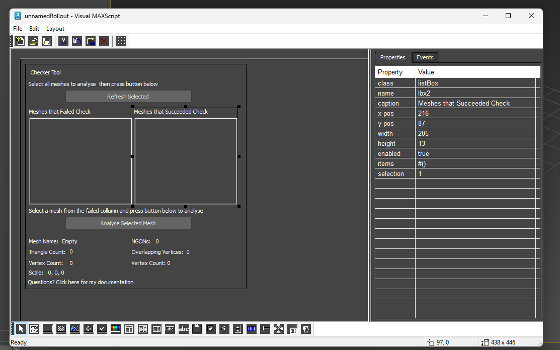UI now in Visual Maxscript