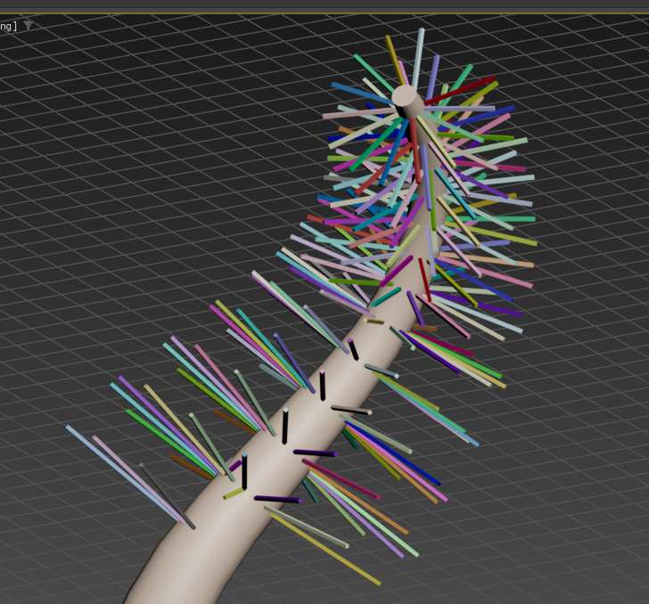 When applied to trunk it broke and created christmas trees