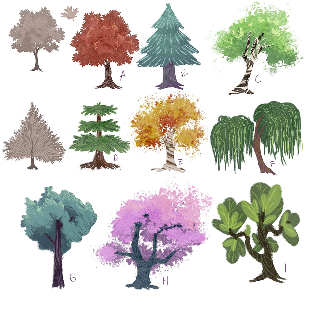 Silya Stylised Trees
