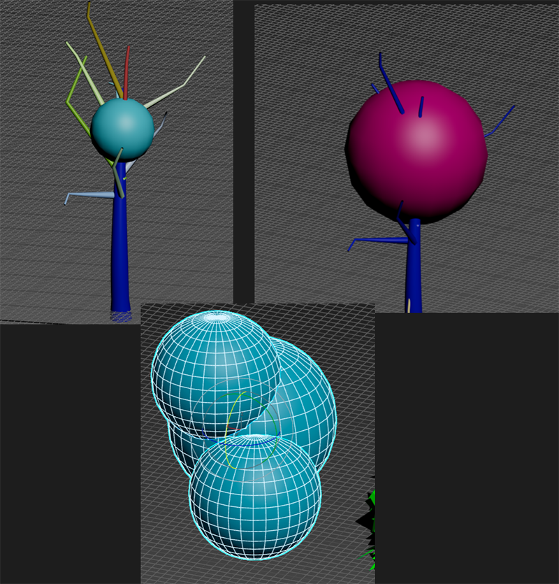Spawn centre sphere then boolean