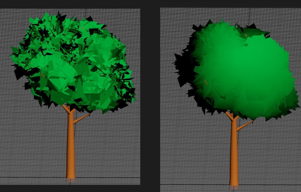Old Normals vs Fixed Normals