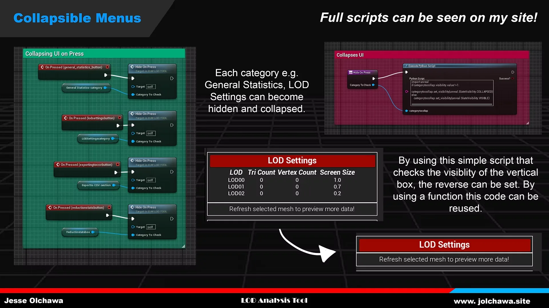 Collapsible Menus
