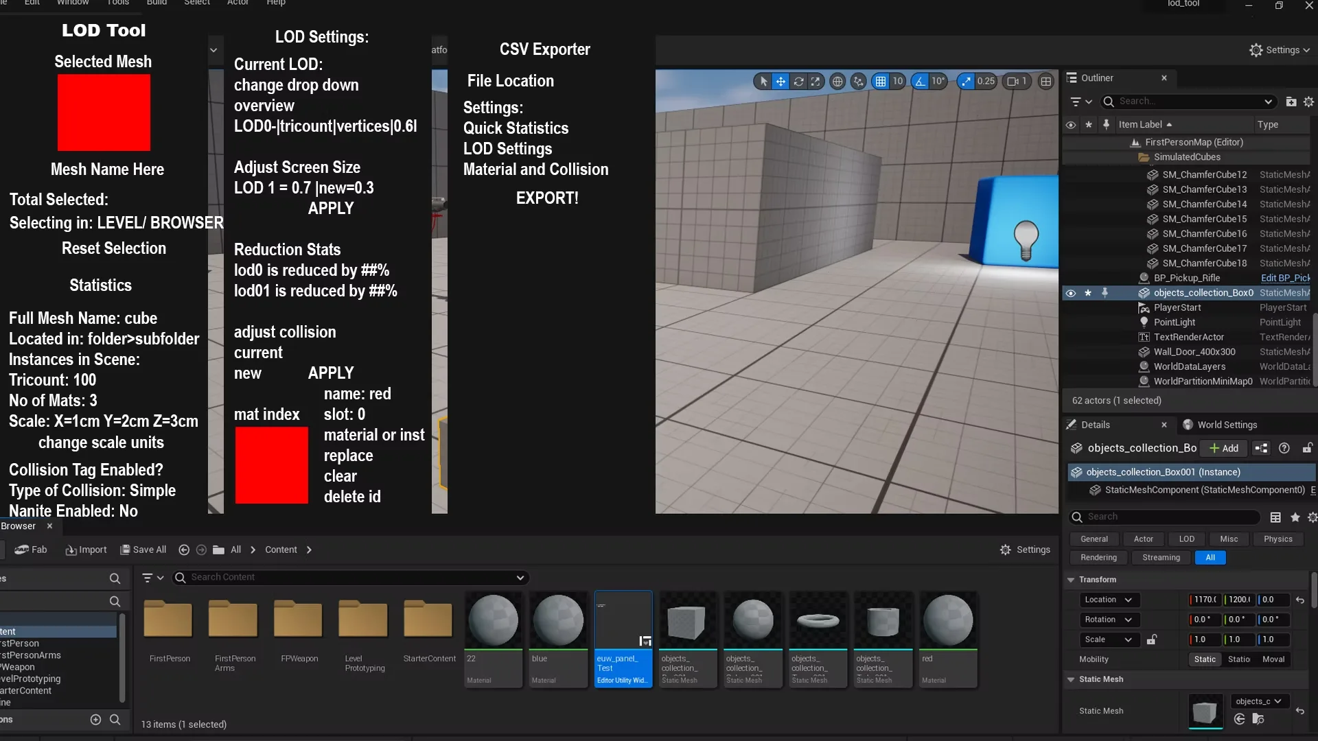 Nina Klos's Blueprint Utility Widget